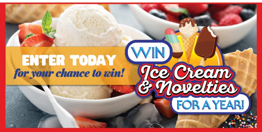 2023 Ice Cream For A Year Novelties Coupon Sweepstakes