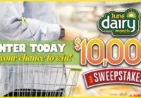 2023 June Dairy Month $10,000 Sweepstakes