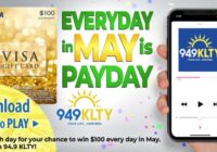 94.9 KLTY Every Day In May Is Pay Day 2023 Contest