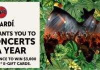 Bacardi Concerts For A Year Sweepstakes