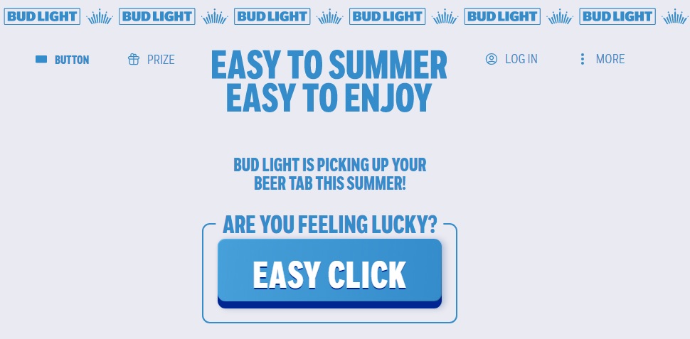 Bud Light 2023 Easy To Scan Beer Tabs Instant Win Game