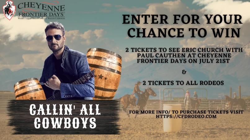 Callin all Cowboys to Cheyenne Frontier Days Sweepstakes