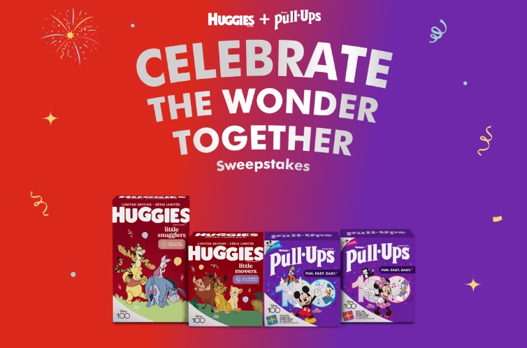 HUGGIES PULL-UPS Celebrate The Wonder Together Sweepstakes 