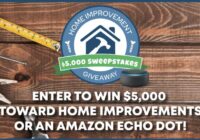 Second Street Media $5,000 Home Improvement 2023 Sweepstakes