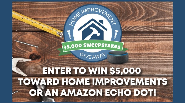 Second Street Media $5,000 Home Improvement 2023 Sweepstakes