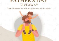 2023 25home Father's Day Giveaway – Chance To Win A Couch For Your Father, $500 Gift Card