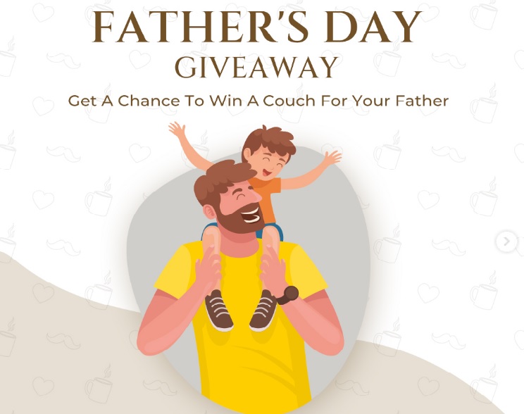 2023 25home Father's Day Giveaway – Chance To Win A Couch For Your Father, $500 Gift Card