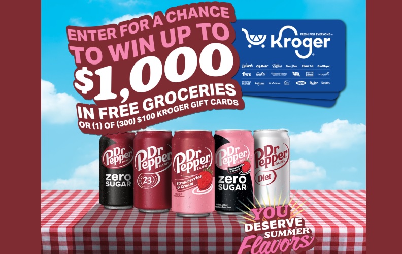 2023 Kroger Strawberries And Cream Summer Online Sweepstakes - Win $1,000 Kroger Gift Card