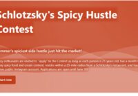 2023 Schlotzsky's Spice Hustle Contest – Enter For Chance To Win Trips, $15,000 In Gift Cards
