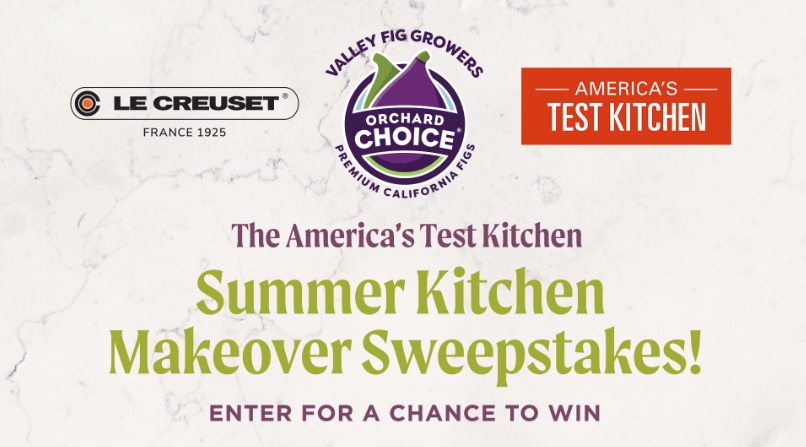 America’s Test Kitchen 2023 Summer Kitchen Makeover Sweepstakes