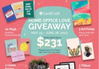 CardCraft Home Office Love 2023 Giveaway
