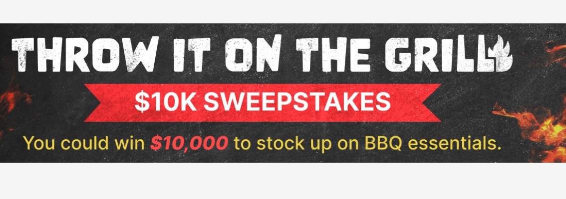 Food Network 2023 Throw It On The Grill $10k Sweepstakes
