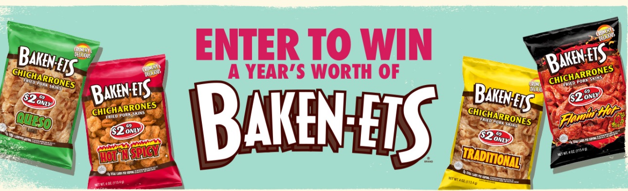 Frito-Lay Free BAKEN-ETS 2023 Sweepstakes - Chance To Win Free BAKEN-ETS For A Year
