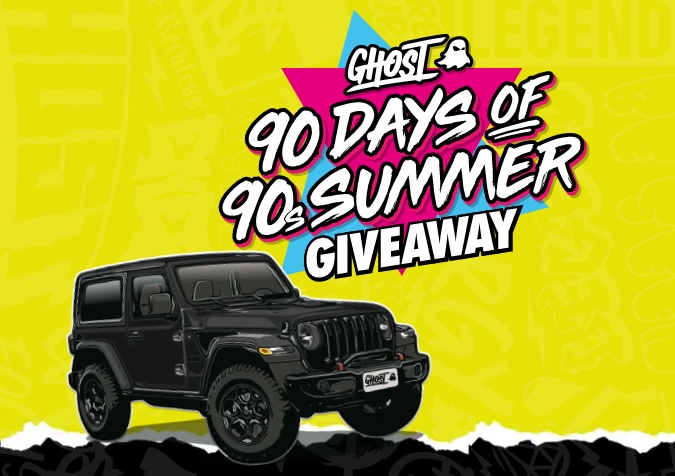Ghost 90 Days Of 90s Summer 2023 Sweepstakes