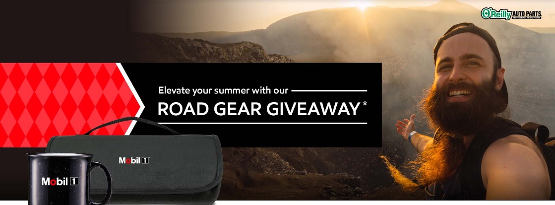 Mobil 1 O’Reilly Road Trip Kit 2023 Sweepstakes - Win Free Branded Blanket And Camping Mug