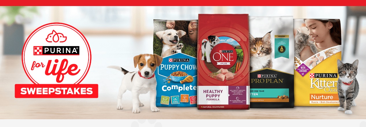 Nestle 2023 Purina for Life Sweepstakes - Chance To Win Free $25,000 Pet Supply For Lifetime