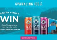 Sparkling Ice 2023 Summer Road Trip Sweepstakes - Chance To Win Road Trip Prize Packs