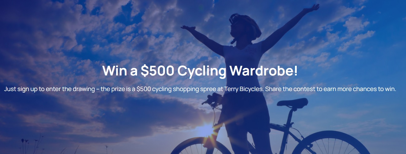 Terry Bicycles $500 Cycling Wardrobe Sweepstakes