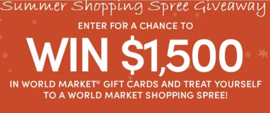 World Market Summer Shopping Spree 2023 Giveaway