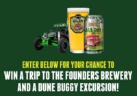 Founders Brewing Brewery Trip Sweepstakes - Chance To Win Free Trip To Grand Rapids