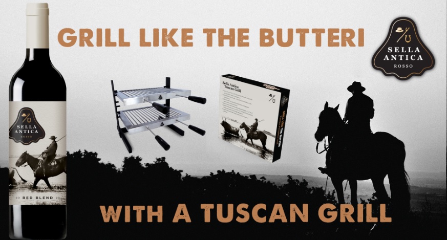 Sella Antica Grill Like The Butteri Sweepstakes - Chance To Win Free Tuscan Fireplace Grill