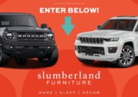 Slumberland Furniture 56th Anniversary Car Giveaway – Chance To Win Free Your Choice Of Car