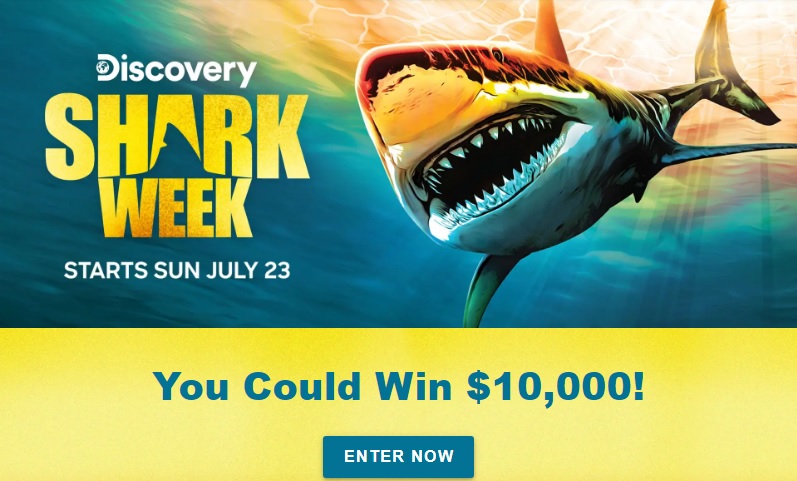 Valpak Shark Week $10,000 Sweepstakes - Chance To Win Free $10,000 Cash Prize